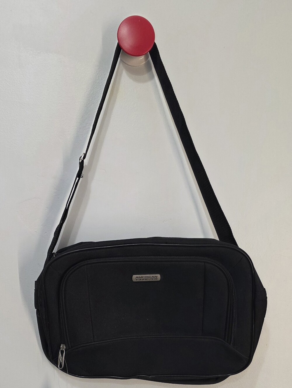 American Tourister Black Flight Travel Boarding Bag